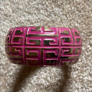 Gold and pink bracelet